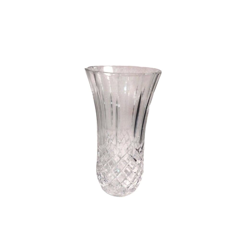 Italian Cut Crystal Vase
